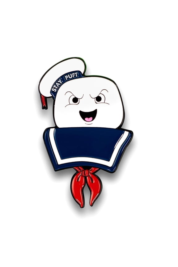 JFL-GBST-17259-C Ghostbusters Stay Puft Marshmallow Man Soft Enamel Collector Pin