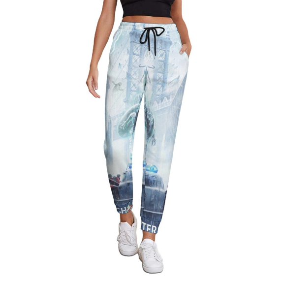 Ghostbusters Frozen Empire Film Womens Sweatpants Joggers Pants Trousers Casual 3D Printing Fashion Sweatpants With Drawstring Closed Bottom Active Sports Track Pants