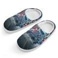 thumbnail image 1 of Ghostbusters Frozen Empire Kid's Cotton Slippers Winter Warm Soft Plush Slippers with Rubber Sole Non-Slip Indoor Outdoor Slip on Shoes Fluffy House Slippers For Boys Girls Teen, 1 of 8