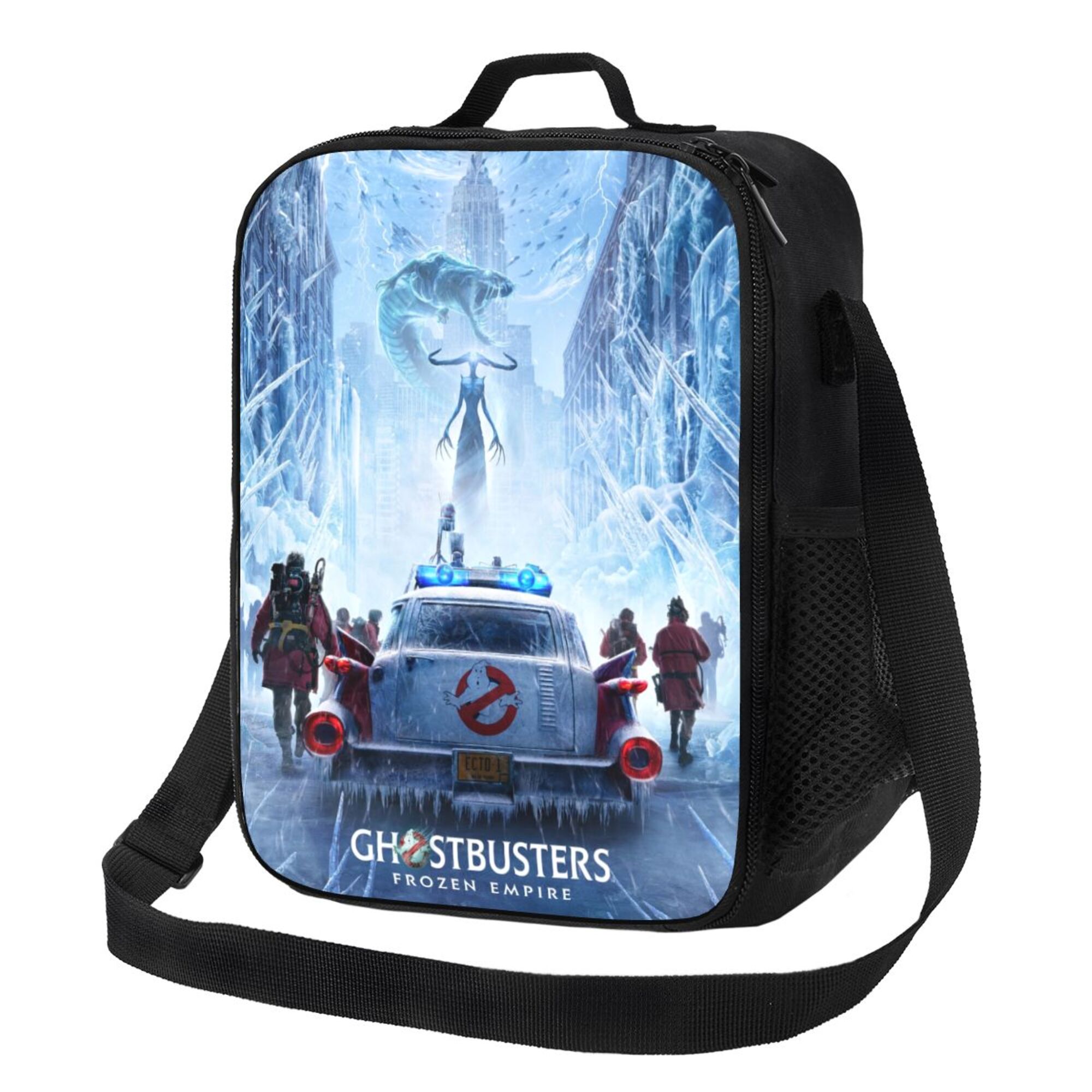 Ghostbusters Frozen Empire Lunch Bag Portable Tote Bag Insulated Lunch Box Picnic Beach Office Insulated Bento Bag