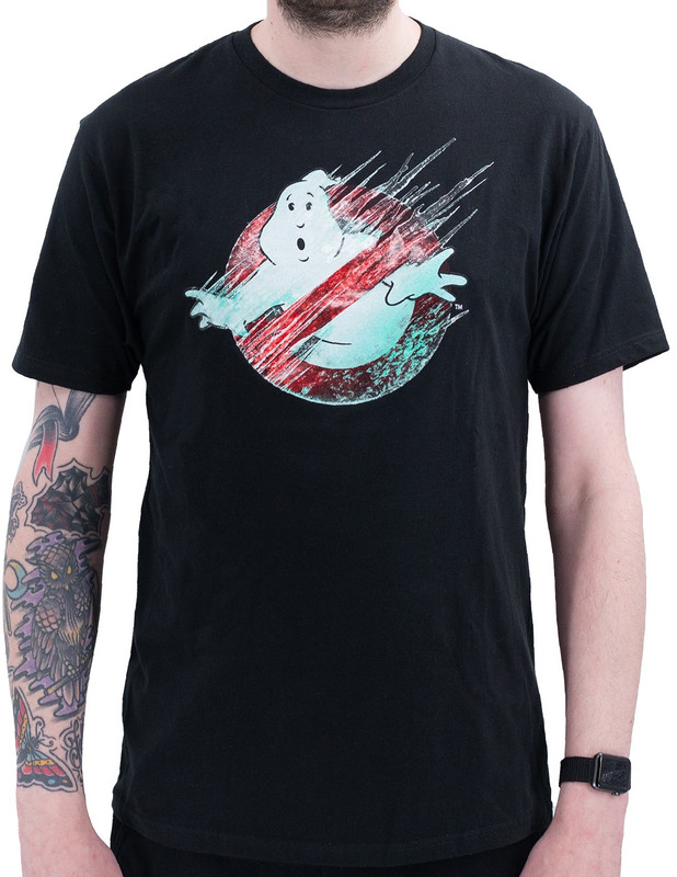 Ghostbusters Frozen Empire Men's Short Sleeve T-Shirt Special High Gloss Movie Logo Officially Licensed Sizes S-2XL