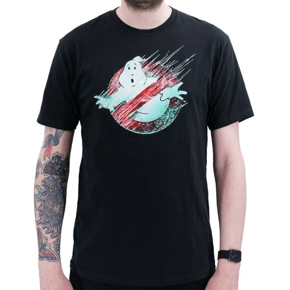 Ghostbusters Frozen Empire Men's Short Sleeve T-Shirt Special High Gloss Movie Logo Officially Licensed Sizes S-2XL