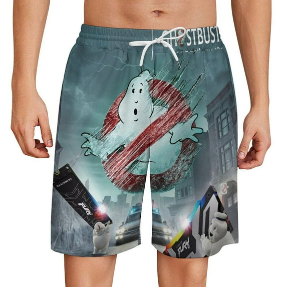 Ghostbusters Frozen Empire Short Sweatpants Summer Daily Cozy Lounge Shorts 3D Printed Beach Shorts Sweatpants With Drawstring And Pockets
