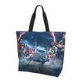 thumbnail image 1 of Ghostbusters Frozen Empire Tote Bags Reusable Women Shoulder Bag Grocery Bag Travel Beach Shopping Work Daily Handle Bag, 1 of 1