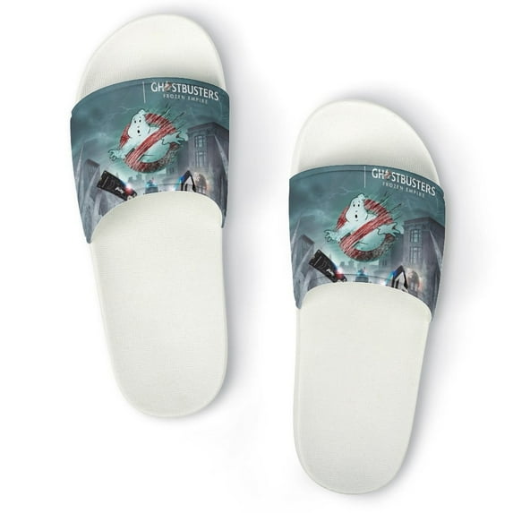 Ghostbusters Frozen Empire Unisex Slippers Summer Beach Slippers Casual Non Slip Comfortable Slide Sandals Home Slippers For Men Women