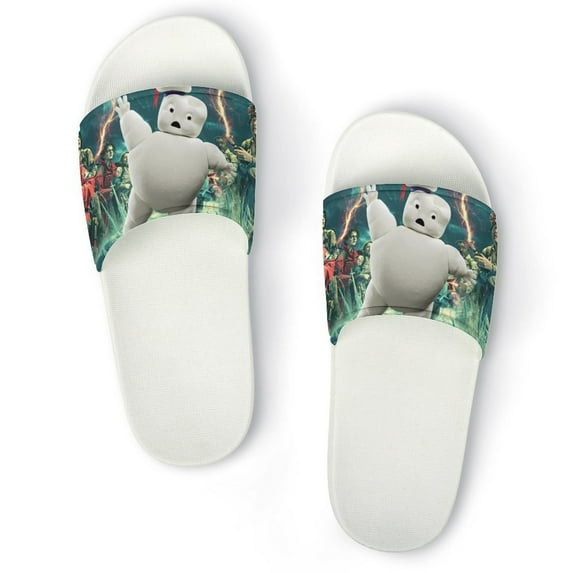 Ghostbusters Frozen Empire Unisex Slippers Summer Beach Slippers Casual Non Slip Comfortable Slide Sandals Home Slippers For Men Women