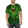 thumbnail image 1 of Ghostbusters Green T-Shirt for Men Novelty 3D Pritneted Casual Short Sleeve Tees Shirt Summer Street T Shirt Top, 1 of 7