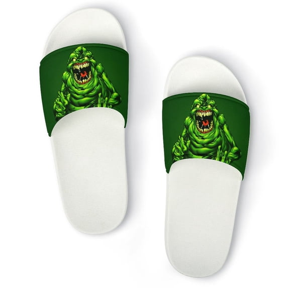 Ghostbusters Green Unisex Slippers Summer Beach Slippers Casual Non Slip Comfortable Slide Sandals Home Slippers For Men Women