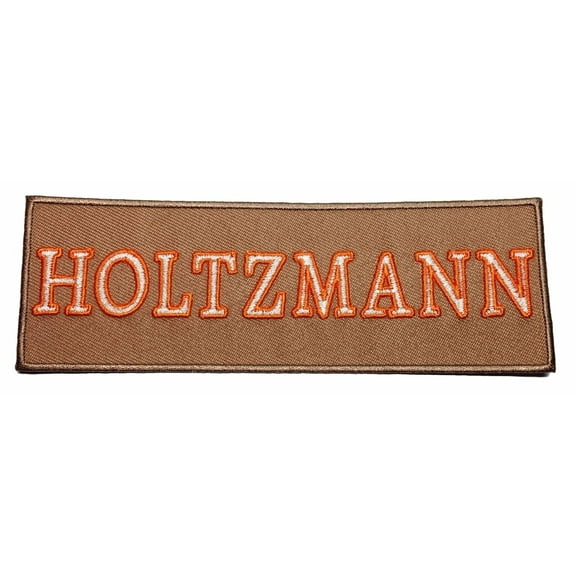 Ghostbusters HOLTZMANN Name Tag Tan Embroidered Iron On Patch