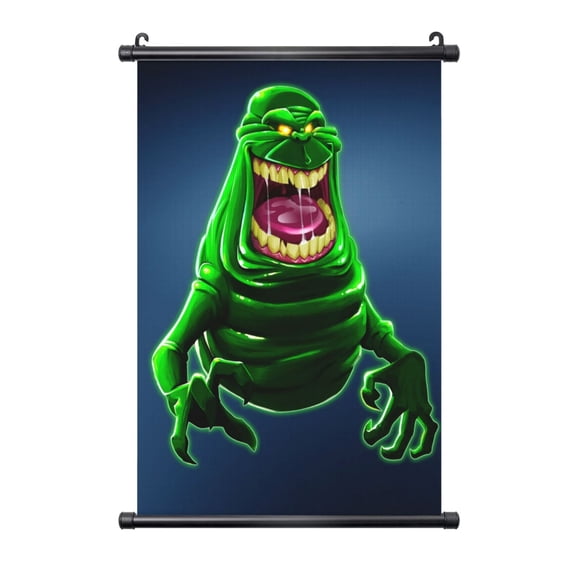 Ghostbusters Hanging Poster Plastic Shaft Canvas Wall Hanging Banner Wall Art Painting Artwork Decor For Home Living Room Bedroom Office 20"X30"