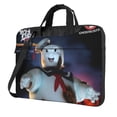 thumbnail image 1 of Ghostbusters Horror Stay Puft Laptop Bag Shoulder Portable Laptop Case Sleeve Chromebook Notebook Messenger Briefcase Adjustable Handbag For Women & Men, 1 of 8