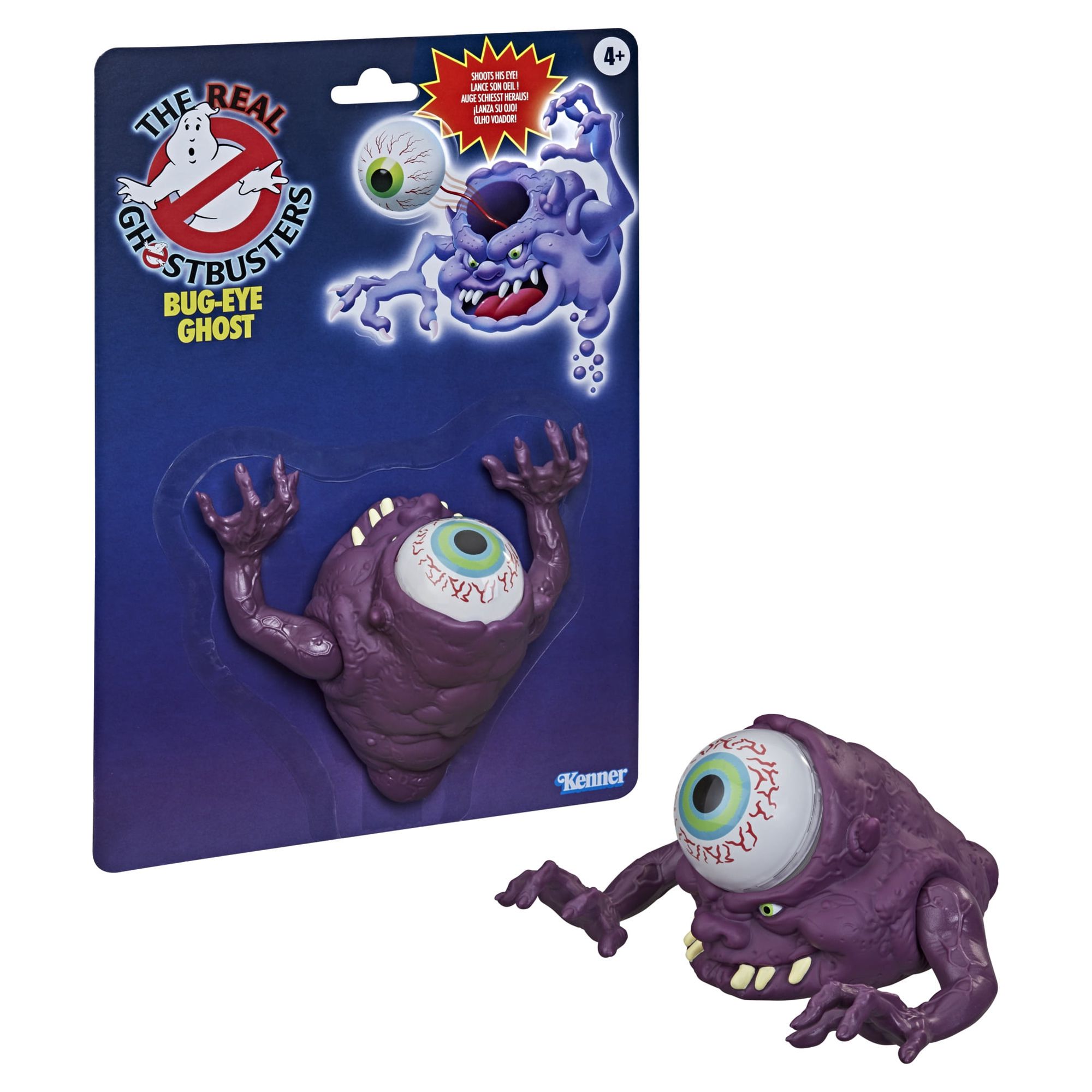 Ghostbusters Kenner Classics The Real Ghostbusters Bug-Eye Ghost Retro Kids Toy Action Figure for Boys and Girls Ages 4 5 6 7 8 and Up - image 1 of 6