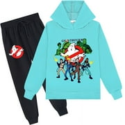 JJMIYUE Ghostbusters Kids Hoodie Set - Fun and Stylish Clothing for Boys and Girls