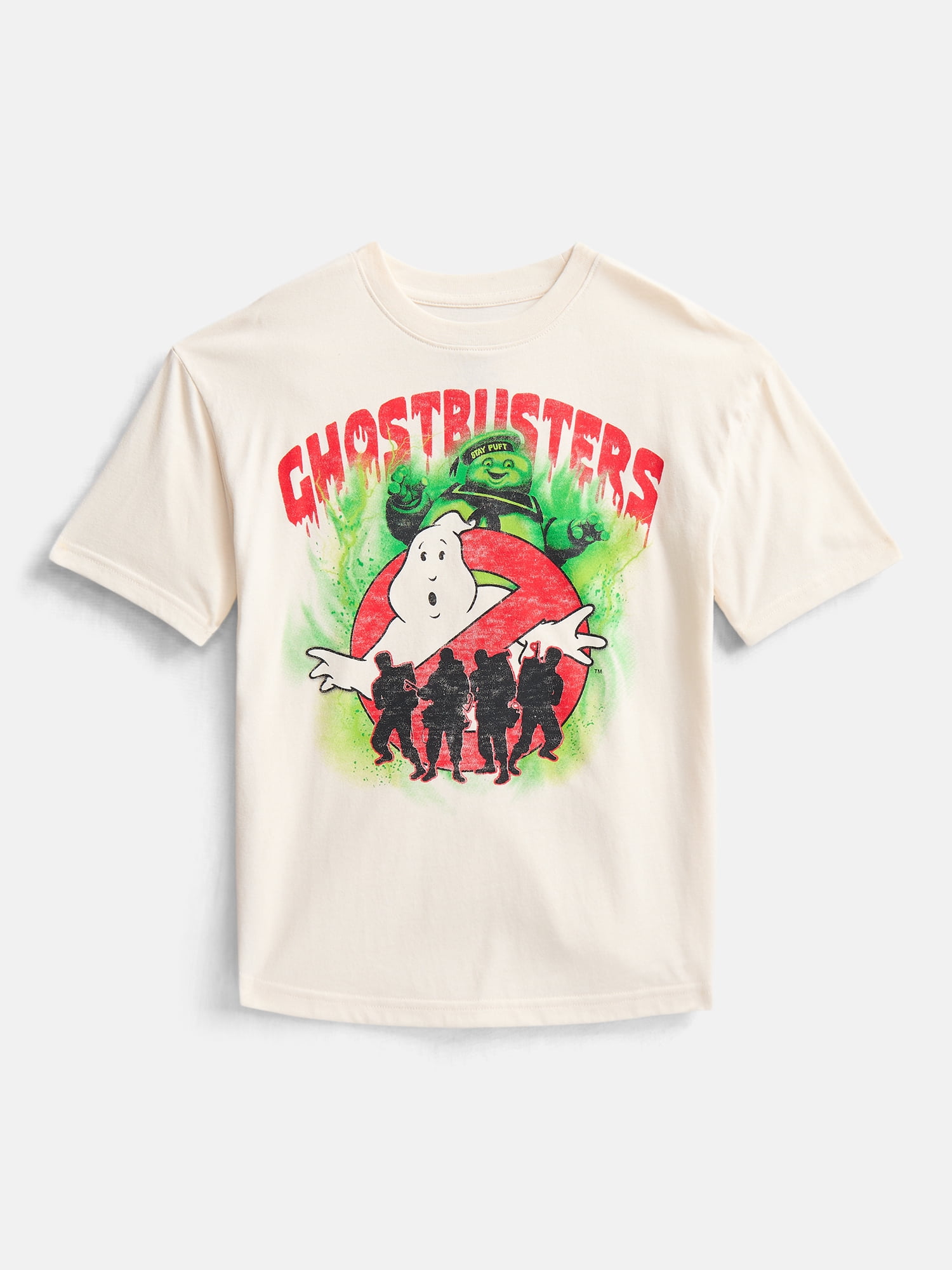 Ghostbusters Little Boys and Big Boys Halloween Graphic Tee, Sizes 4-18