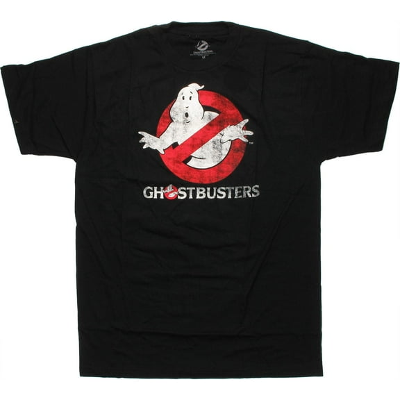 Ghostbusters Logo With Text T-Shirt Sheer
