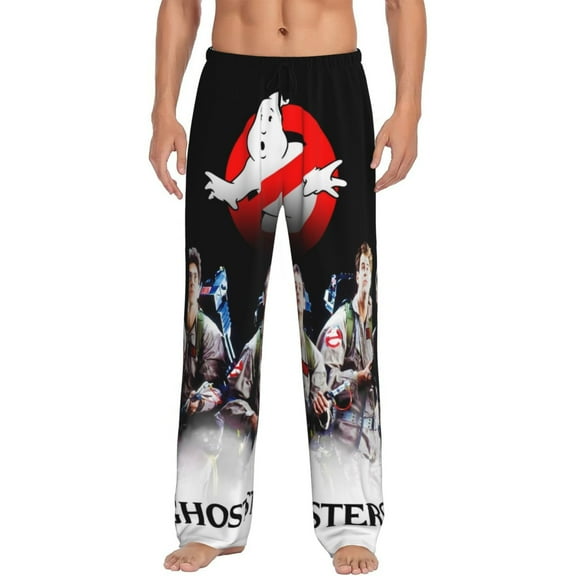 Ghostbusters Mens Pajama Pants Ultra Soft Comfy Lounge Sleep Pants Print Loose Casual Bottoms Loungewear