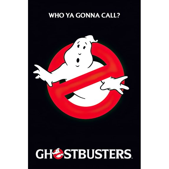 Ghostbusters - Movie Poster (Logo / Slimer - Who You Gonna Call?) (24" X 36")