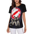 thumbnail image 1 of Ghostbusters Movie Women's T Shirts Round Neck Short-Sleeve Soft T-Shirt Summer Casual Tee Tops 3D Printing Tee Shirt, 1 of 6