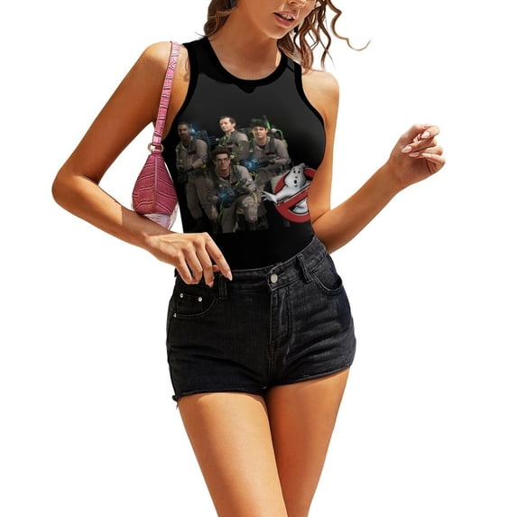 Ghostbusters Movie Women's Tank Top Sleeveless T-Shirts Tee Camisole Sport Vest Summer Daily Undershirts