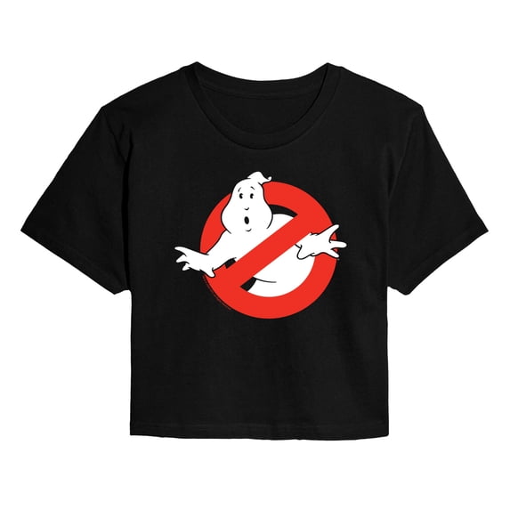 Ghostbusters - No Ghost - Juniors Cropped Graphic T-Shirt