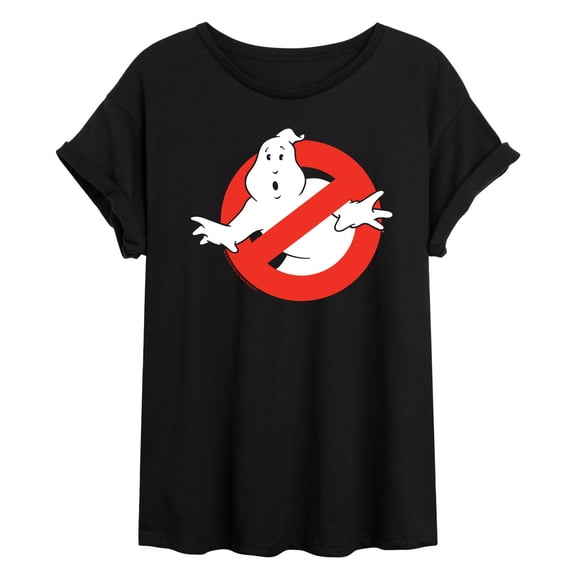 Ghostbusters - No Ghost - Juniors Oversized Graphic T-Shirt