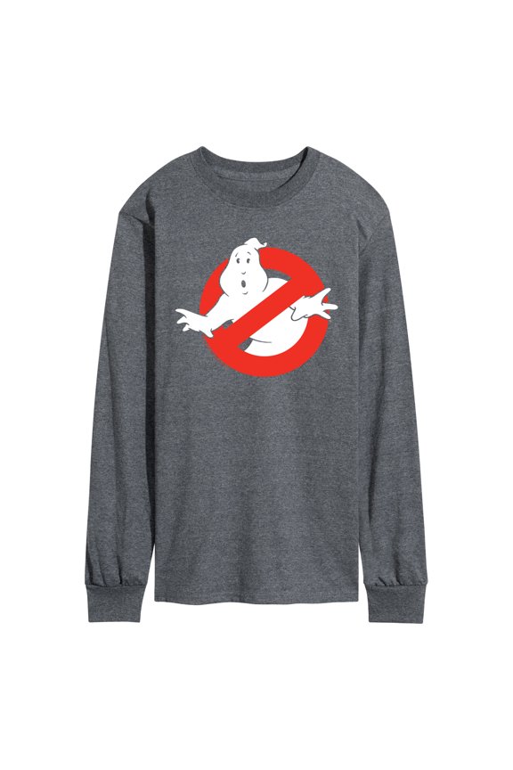 - No Ghost - Men's Long Sleeve Graphic T-Shirt