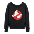 thumbnail image 1 of Ghostbusters - No Ghost - Women's French Terry Long Sleeve Pullover, 1 of 4