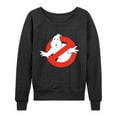 thumbnail image 1 of Ghostbusters - No Ghost - Women's French Terry Long Sleeve Pullover, 1 of 4