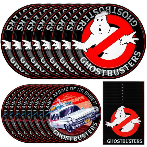 Ghostbusters Party Supplies Tableware Starter Set for 24 Guests