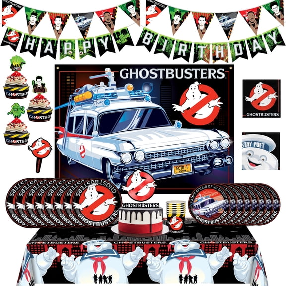 Ghostbusters Party Supplies Ultimate Set for 16 Guests