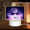 thumbnail image 1 of Ghostbusters Poster Acrylic Night Light Adjustable 3 Light Modes USB Cable Lamp Light Display Base Rectangular LED Light For Bookshelves Desk Bedside Tables Bedroom Child Room, 1 of 9