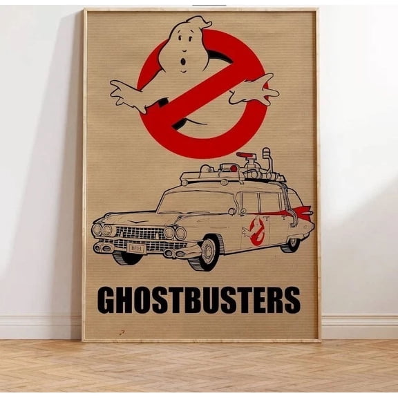 Ghostbusters Poster Supernatural Comedy Wall Art 3 Home Decor Office Wall Art Living Room Decor, Paper Poster Only