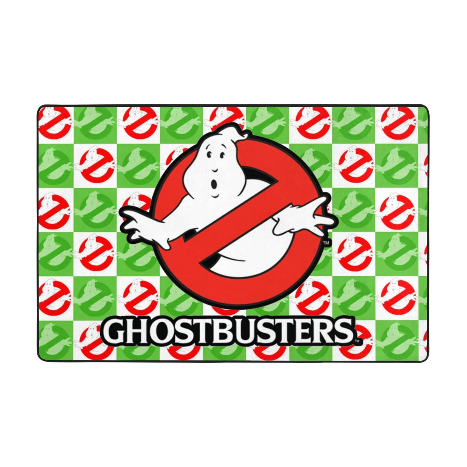 Ghostbusters Rugs Washable Cover Floor Rug Carpets Bathroom Decorations