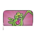 thumbnail image 1 of Ghostbusters Slimer Cartoon Hand Wallet Card Bag Long Leather Wallet Handbag Clutch Purse Storage Bag Zip Organizer With Card Slots, 1 of 8