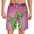 thumbnail image 1 of Ghostbusters Slimer Cartoon Short Sweatpants Summer Daily Cozy Lounge Shorts 3D Printed Beach Shorts Sweatpants With Drawstring And Pockets, 1 of 7