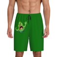 thumbnail image 1 of Ghostbusters Slimer Men's Short Pajama Pants Lightweight Daily Lounge Shorts Bottoms Sleepwear Cozy Soft Home Pajama Pants Shorts, 1 of 9