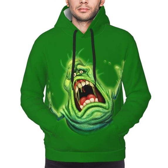 Ghostbusters Slimer Sweatshirt For Mens Fashion Hoodies Pullover Athletic Daily Hoody Hooded Gift