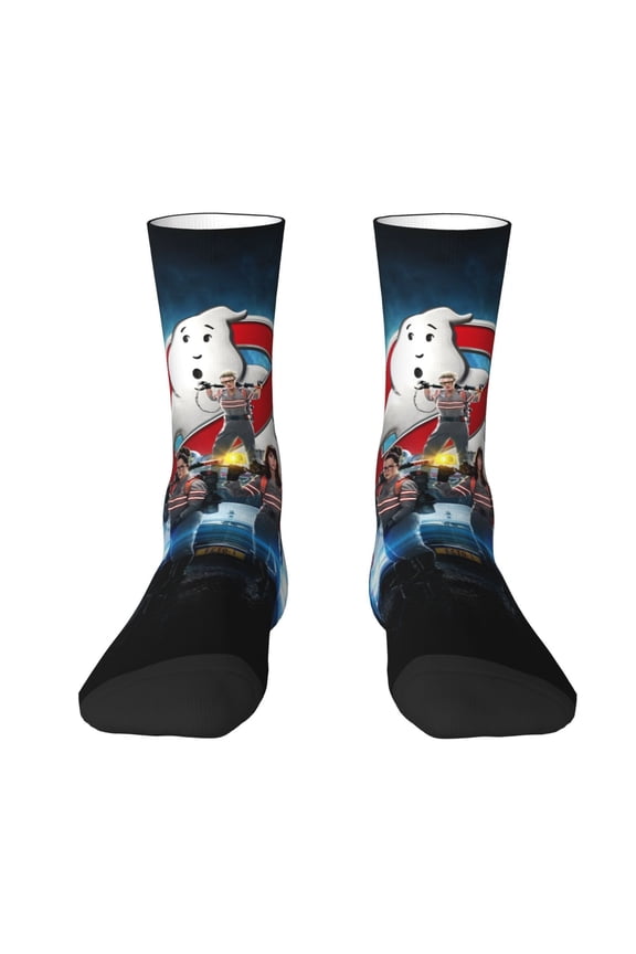 Ghostbusters Socks Athletic Sport Colorful Novelty Graphic Crew Tube Socks Warm For Men WomenPerfect Gift