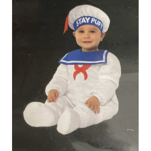 Ghostbusters Stay Puff Costume Infant 3-6 Months Baby Deluxe