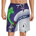 thumbnail image 1 of Ghostbusters Stay Puft Film Short Sweatpants Summer Daily Cozy Lounge Shorts 3D Printed Beach Shorts Sweatpants With Drawstring And Pockets, 1 of 6