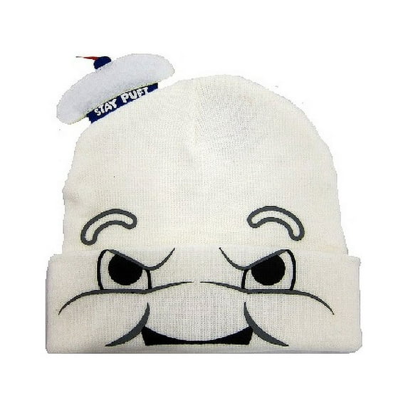 Ghostbusters Stay Puft Flip-Down Mask Beanie