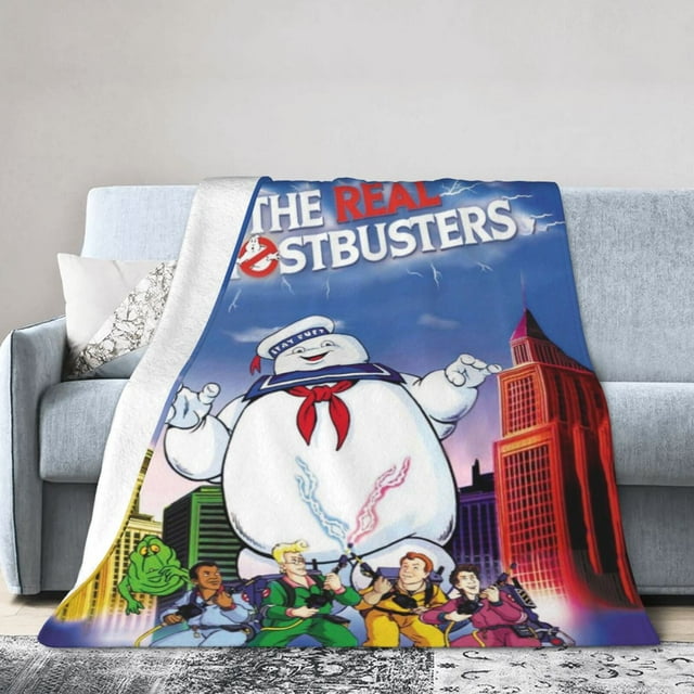 Ghostbusters Stay Puft Marshmallow Man Blanket Soft Warm Flannel Air