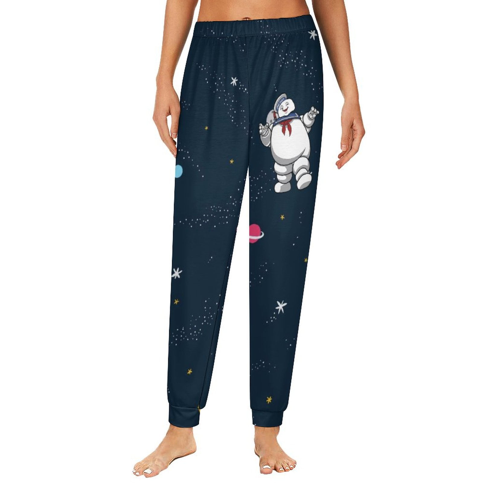 Ghostbusters Stay Puft Pajama Bottoms for Women Novelty Lounge
