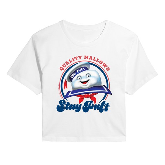Ghostbusters - Stay Puft Quality - Juniors Cropped Graphic T-Shirt