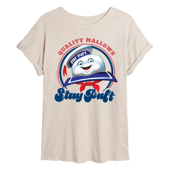 Ghostbusters - Stay Puft Quality - Juniors Oversized Graphic T-Shirt