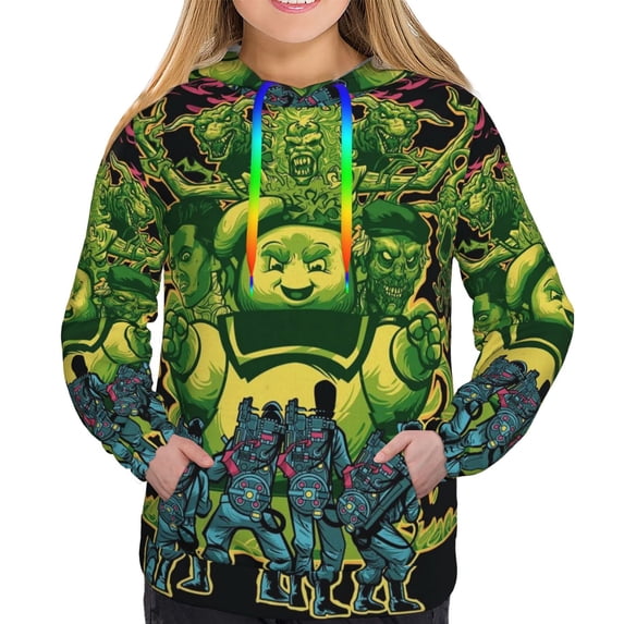 Ghostbusters Stay_Puft Sweatshirt For Womens Fashion Hoodies Pullover Athletic Daily Hoody Hooded Clothing Gift X-Large