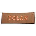 thumbnail image 1 of Ghostbusters Tolan Name Tag Tan Embroidered Iron On Patch, 1 of 1