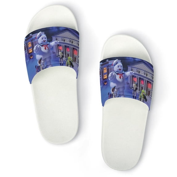 Ghostbusters Unisex Slippers Summer Beach Slippers Casual Non Slip Comfortable Slide Sandals Home Slippers For Men Women