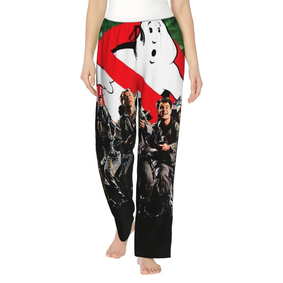 Ghostbusters Women's Pajama Pants Ultra Soft Comfy Sleep Lounge Pants Cartoon Print Lightweight Casual Bottoms Loungewear