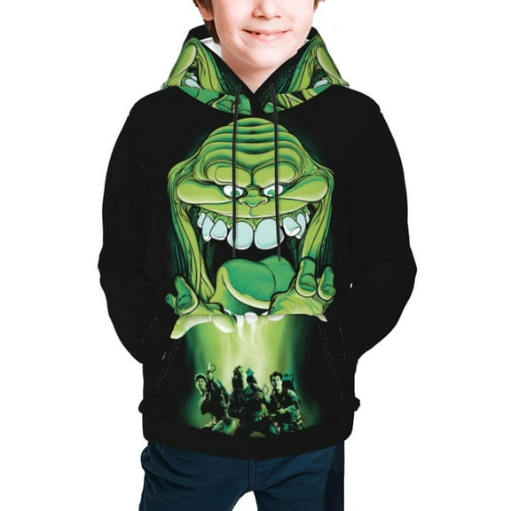Ghostbusters Youth Cartoon Hoodie Fashion Long Sleeve Kids Pullover Coat Casual Hoody Hooded Sweatshirts for Boys Girls